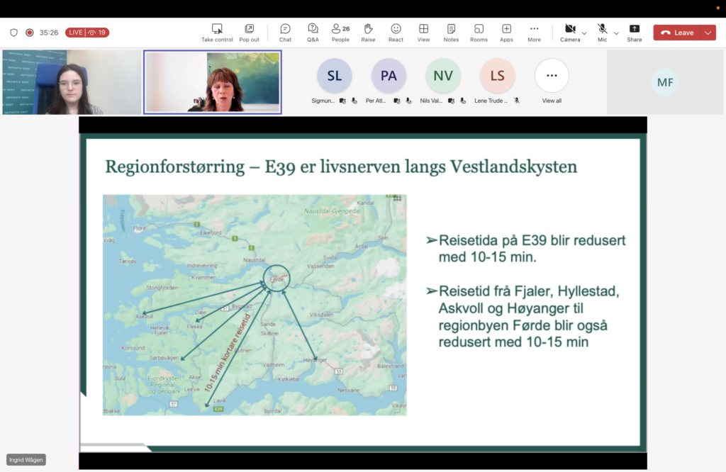 Webinar: Dette Er E39-resultatet I Nasjonal Transportplan - Initiativ Vest