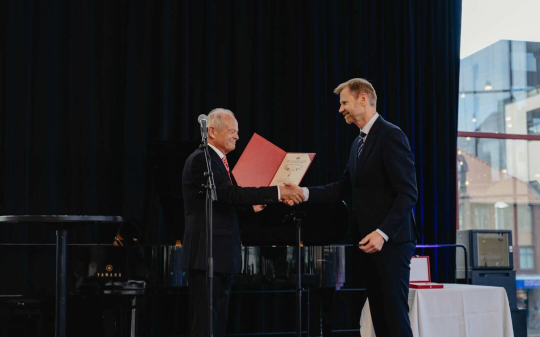 Pål W. Lorentzen, stifter av Initiativ Vest, utnevnt til St. Olavs orden 